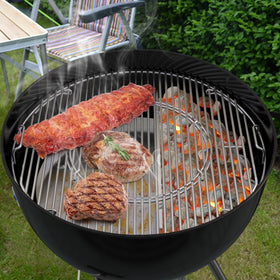 OnlyFire durable stainless steel construction withstands heat and rust.