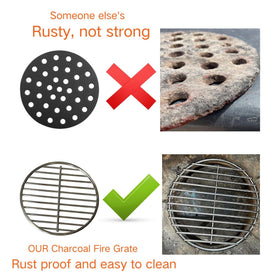 Onlyfire easy-cleanup design aids quick ash removal after cooking
