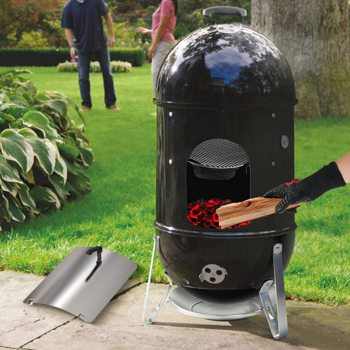 Onlyfire embedded design with bottom protrusions ensures a snug grill fit.
