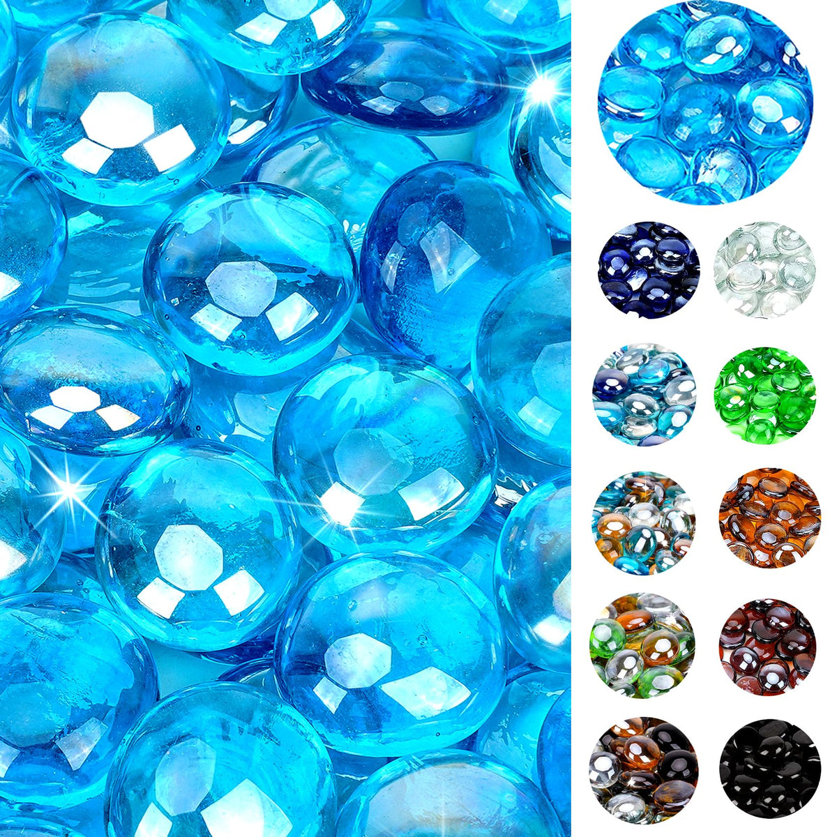 OnlyFire amber fire glass beads add radiant color to your fire pit and evenings.