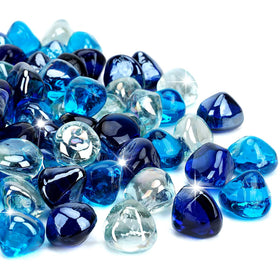 Onlyfire crystal ice fire glass diamonds reflect sunlight with a sparkling glow