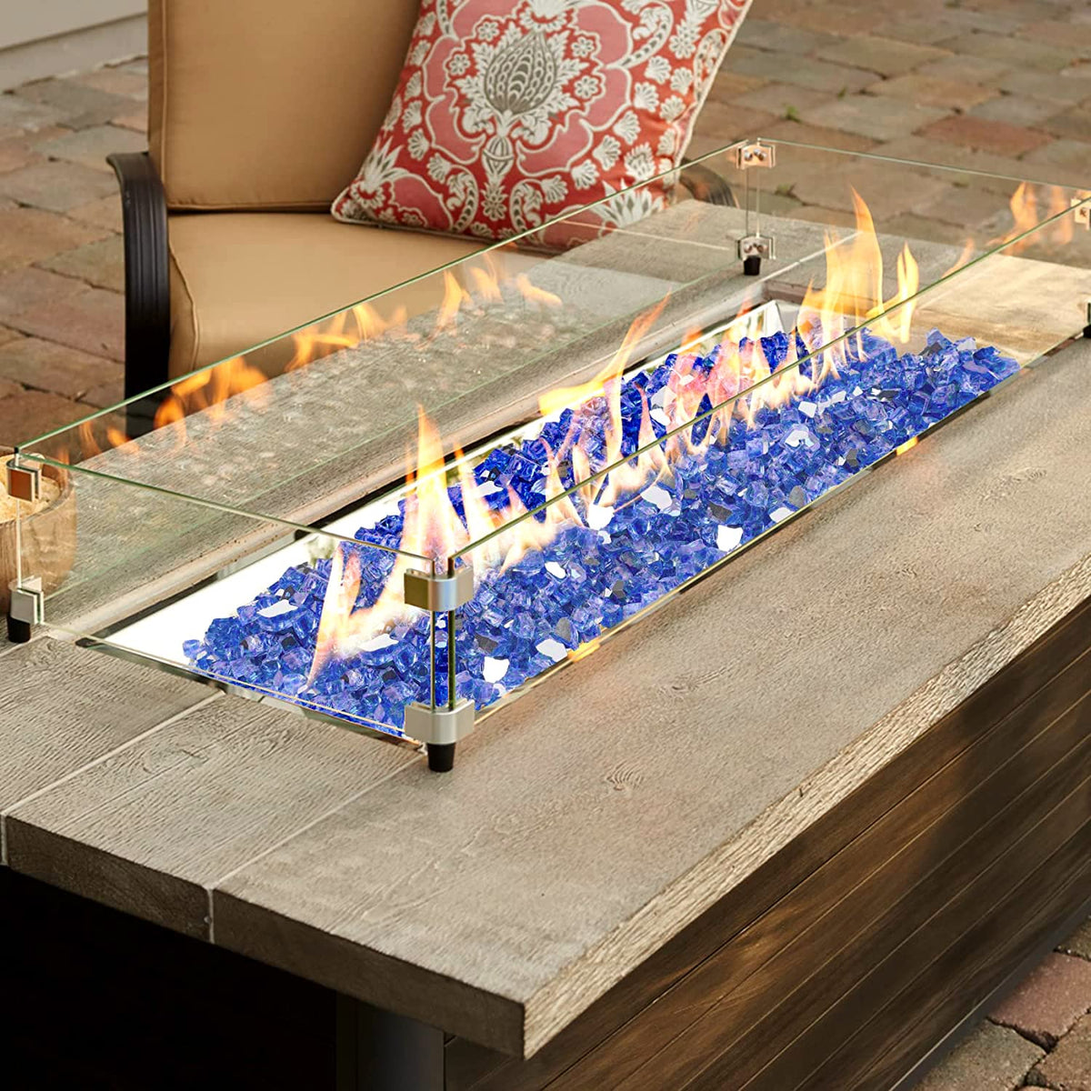 Onlyfire designer blend aqua blue platinum copper – balanced color mix for instant style.