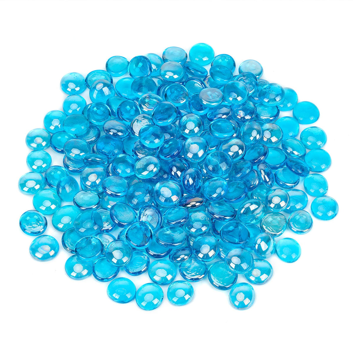 OnlyFire royal cobalt blue beads sparkle with flames for a jewel-like glow.