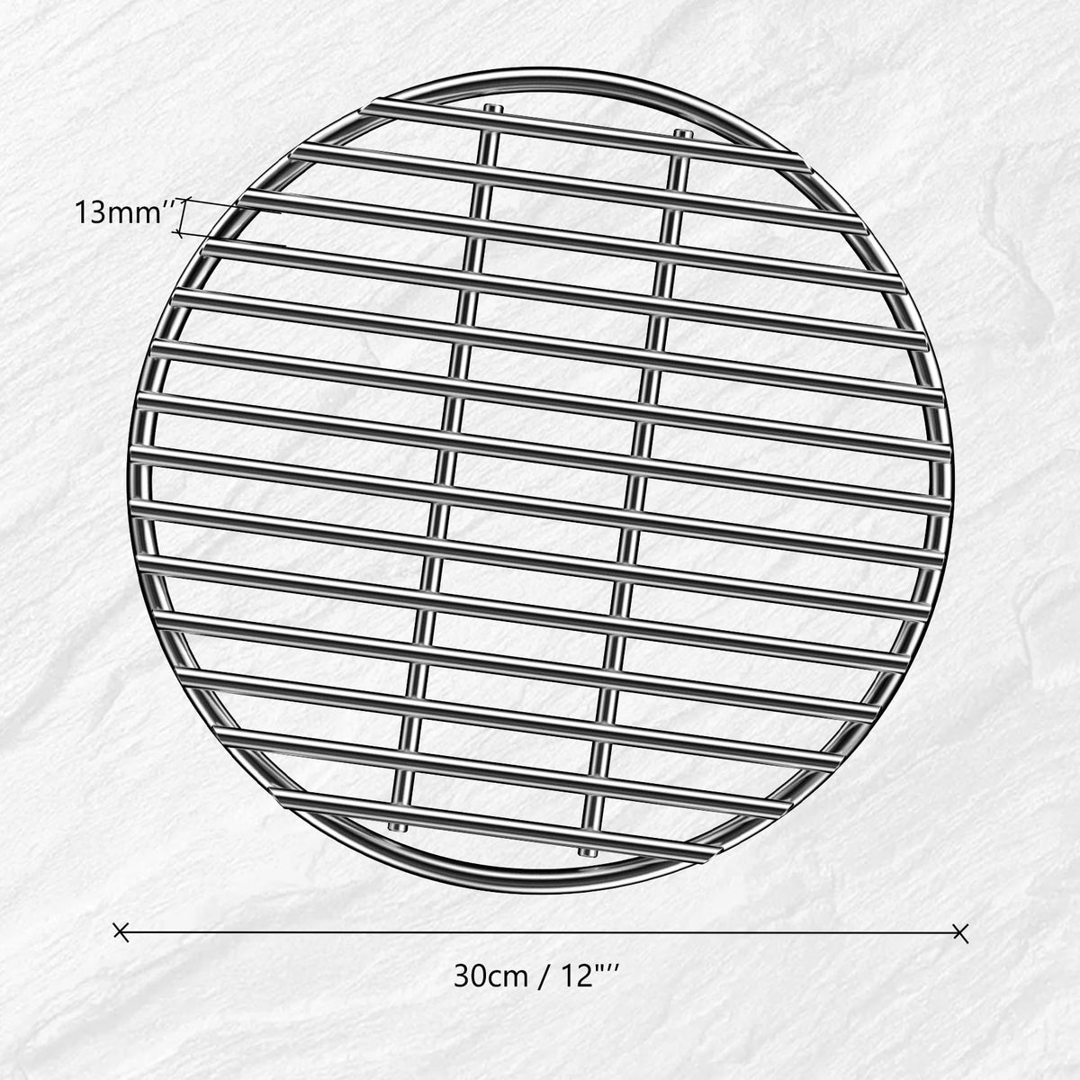 Onlyfire fire grate for Kamado Joe Big Joe ensures precise airflow and steady temps.