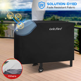 Onlyfire griddle cover easy to clean by rinsing and air drying.