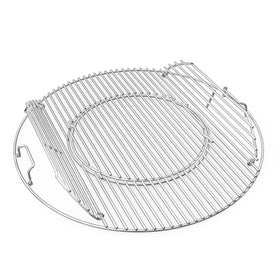 Onlyfire stainless steel grill grate showing 21.5 inch diameter for even heat and searing
