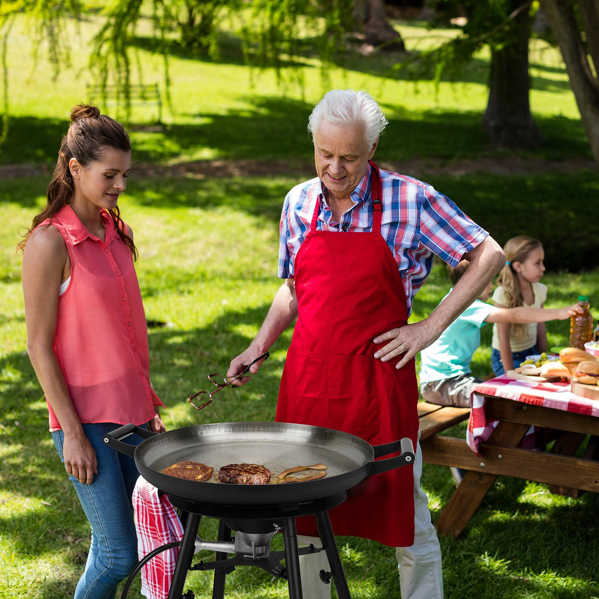 ONLYFIRE GRILLS 4-foot hose for propane connection.