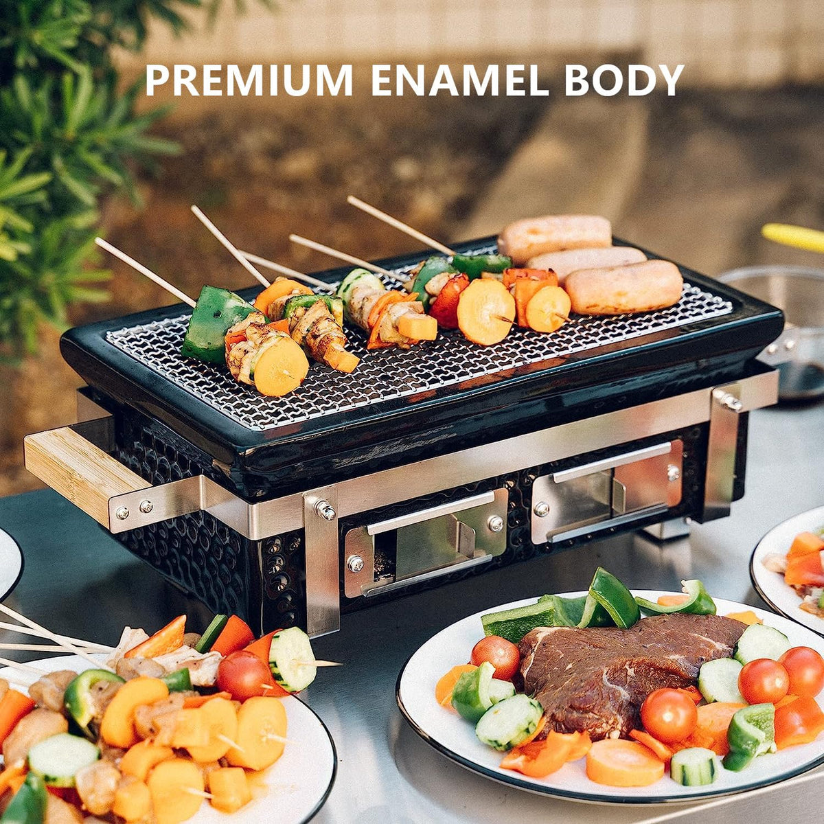 ONLYFIRE GRILLS compact 20x8 inch design for travel-friendly backyard or camping use