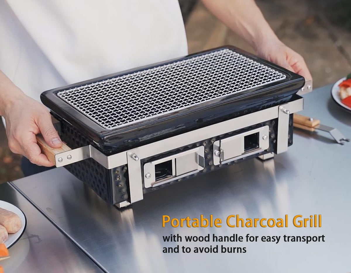 ONLYFIRE GRILLS bottom ventilation system enables precise heat control and smoke management