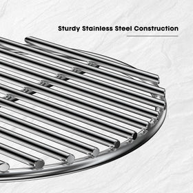 Onlyfire charcoal grate spacing enables easier cleaning and ash clearance after grilling.