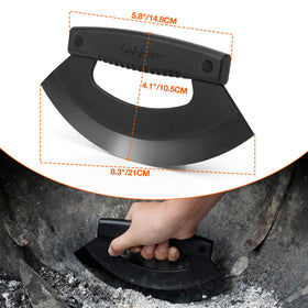 Onlyfire kettle grill scraper curved-design fits 22-inch kettles for thorough cleaning.