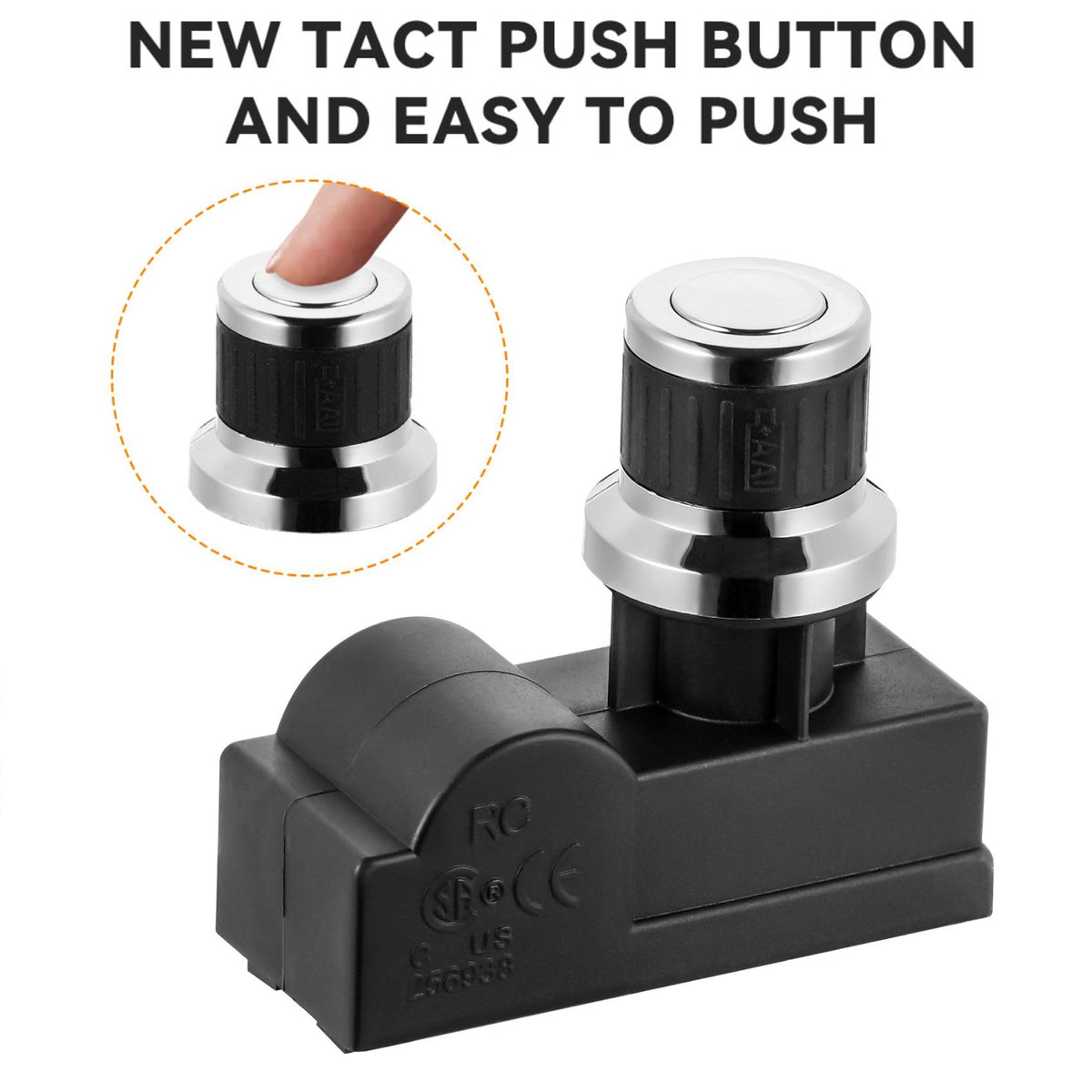 Onlyfire push-button igniter shown for simple upgrades.