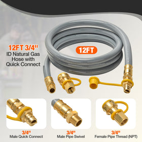 Onlyfire quick-connect adapter enables fast, tool-free disconnections.