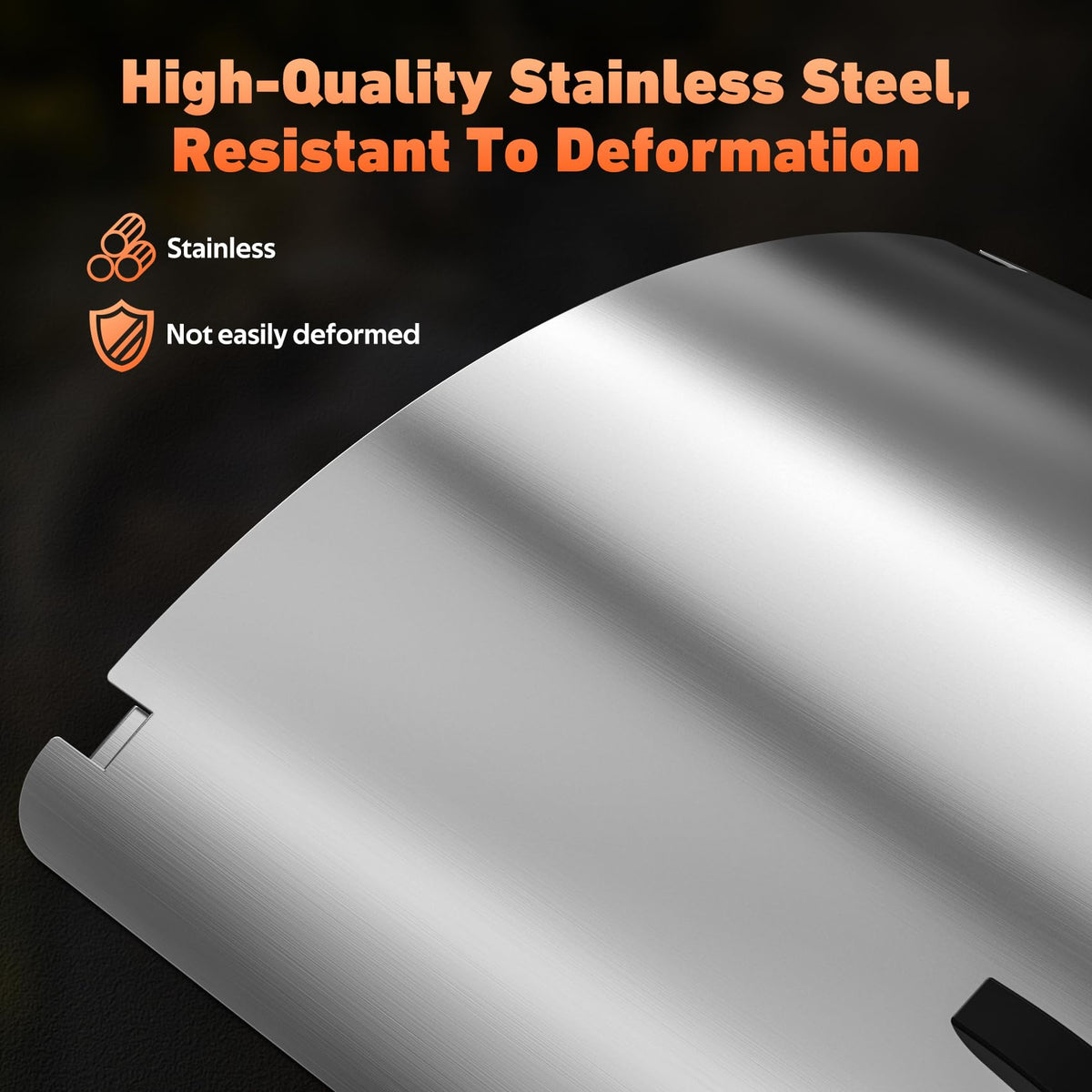 Onlyfire door with rotating sealing handles allows easy opening and locking.