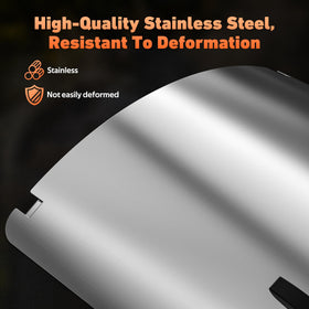 Onlyfire door with rotating sealing handles allows easy opening and locking.