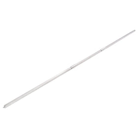 Onlyfire rotisserie spit rod 28-37 inch in use; adjustable length fits grills.