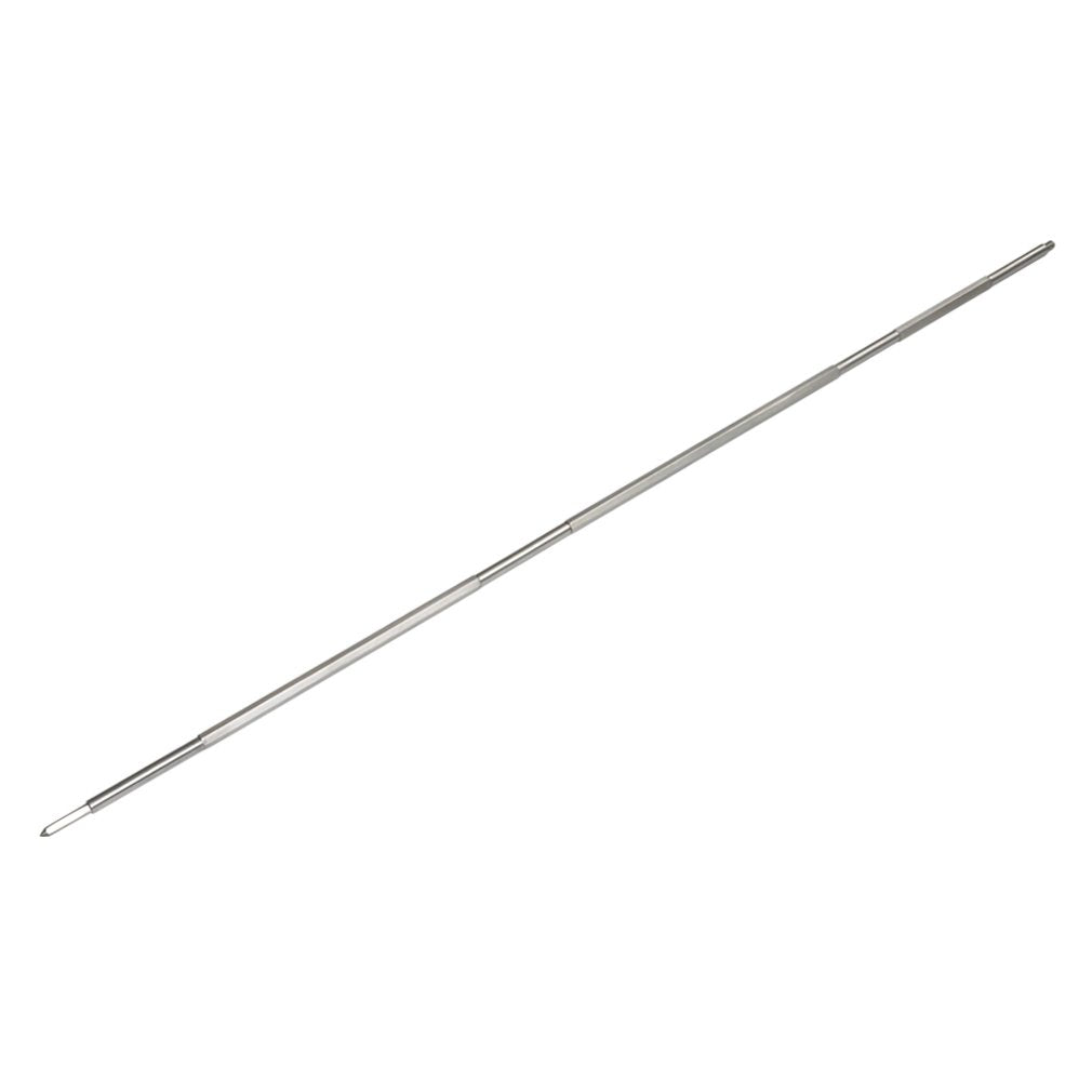 Onlyfire rotisserie spit rod 37-45in hex 1/2in suitable for adjustable grilling setups.