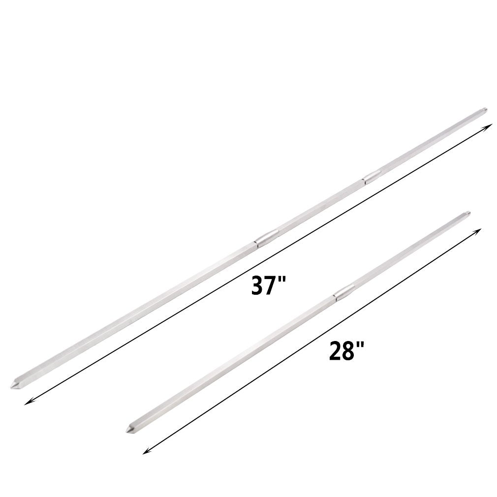Onlyfire spit rod assembly parts enable quick length customization.