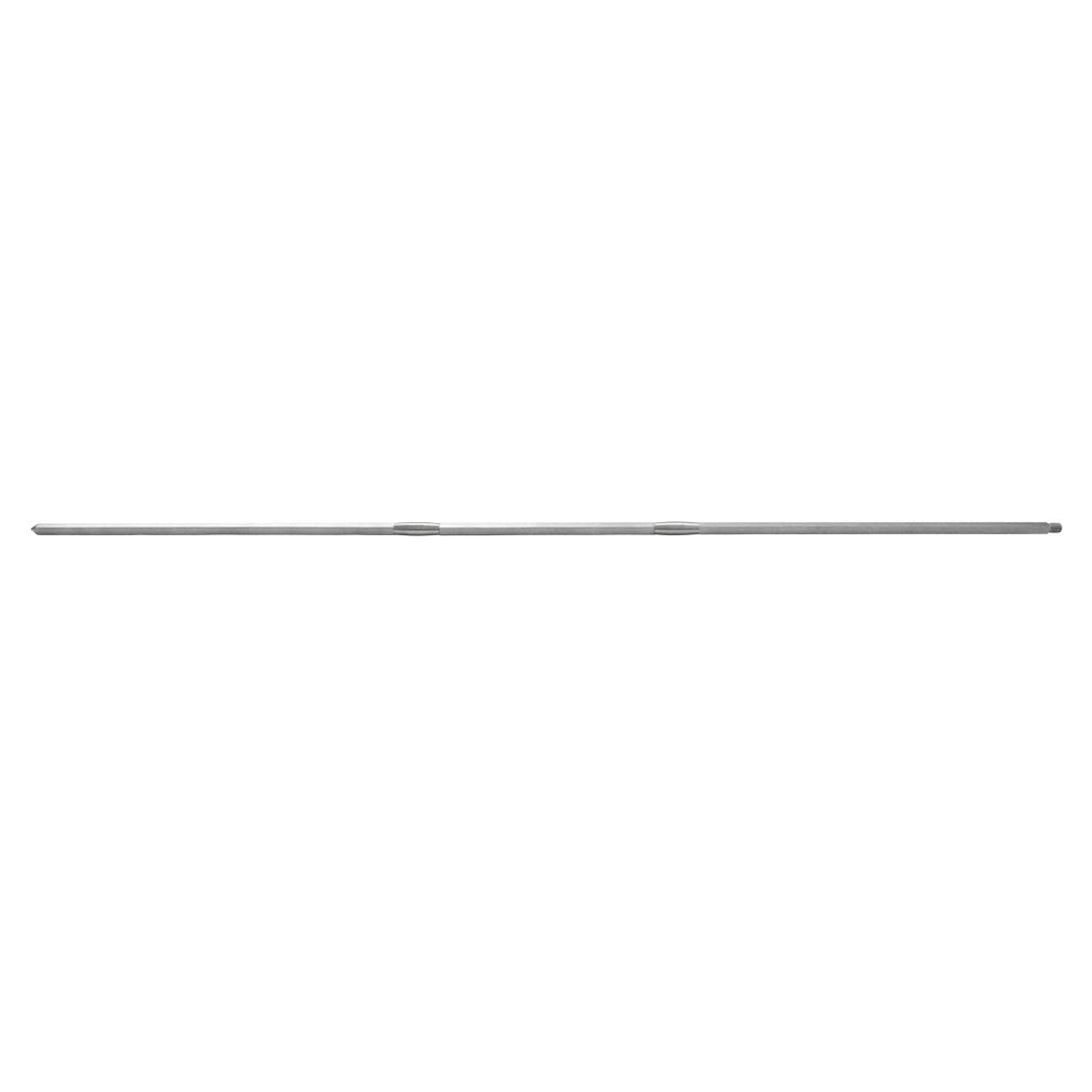 Onlyfire spit rod with tapered tip eases insertion.