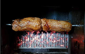 Onlyfire spit rod paired with accessories enhances cooking versatility.