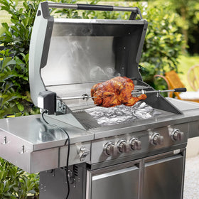 Onlyfire safe clearance maintains motor distance from grill side.