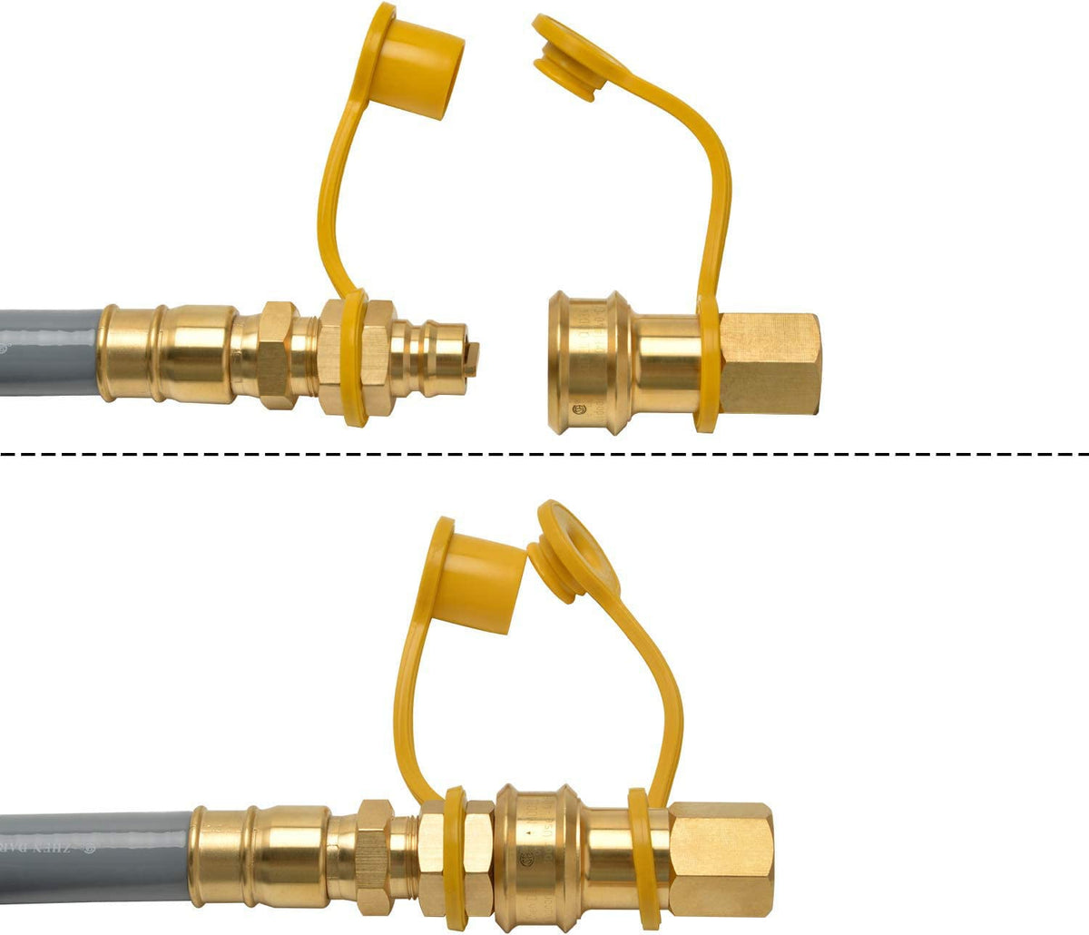 Onlyfire secure connection reduces leaks between grill and gas tank.