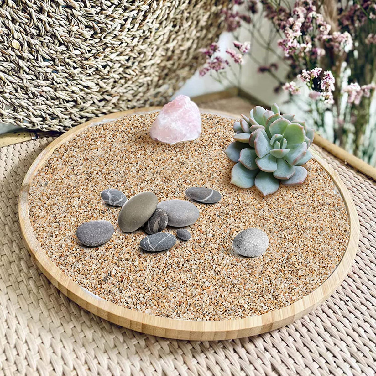 Onlyfire silica sand for wood-burning firepit provides stable base and heat retention