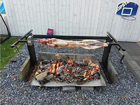 Onlyfire adjustable spit rod length 37 to 45 inches for flexible grill fittings.