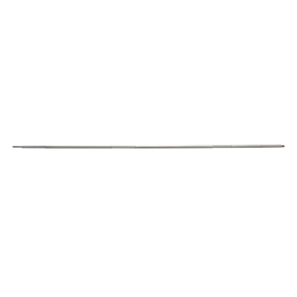 Onlyfire tapered-tip spit rod eases inserting meat onto the rod.