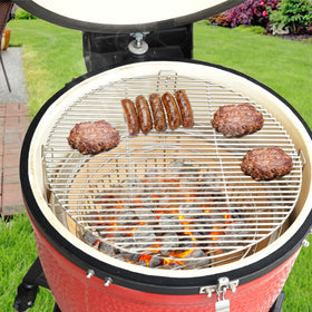Onlyfire heavy-duty stainless steel construction resists warp and rust under high heat.
