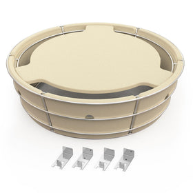 Onlyfire stainless steel ash basket maintains steady heat for long smoking sessions.