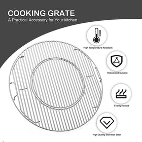 Durable stainless steel surface of Onlyfire grill grate for long-lasting use
