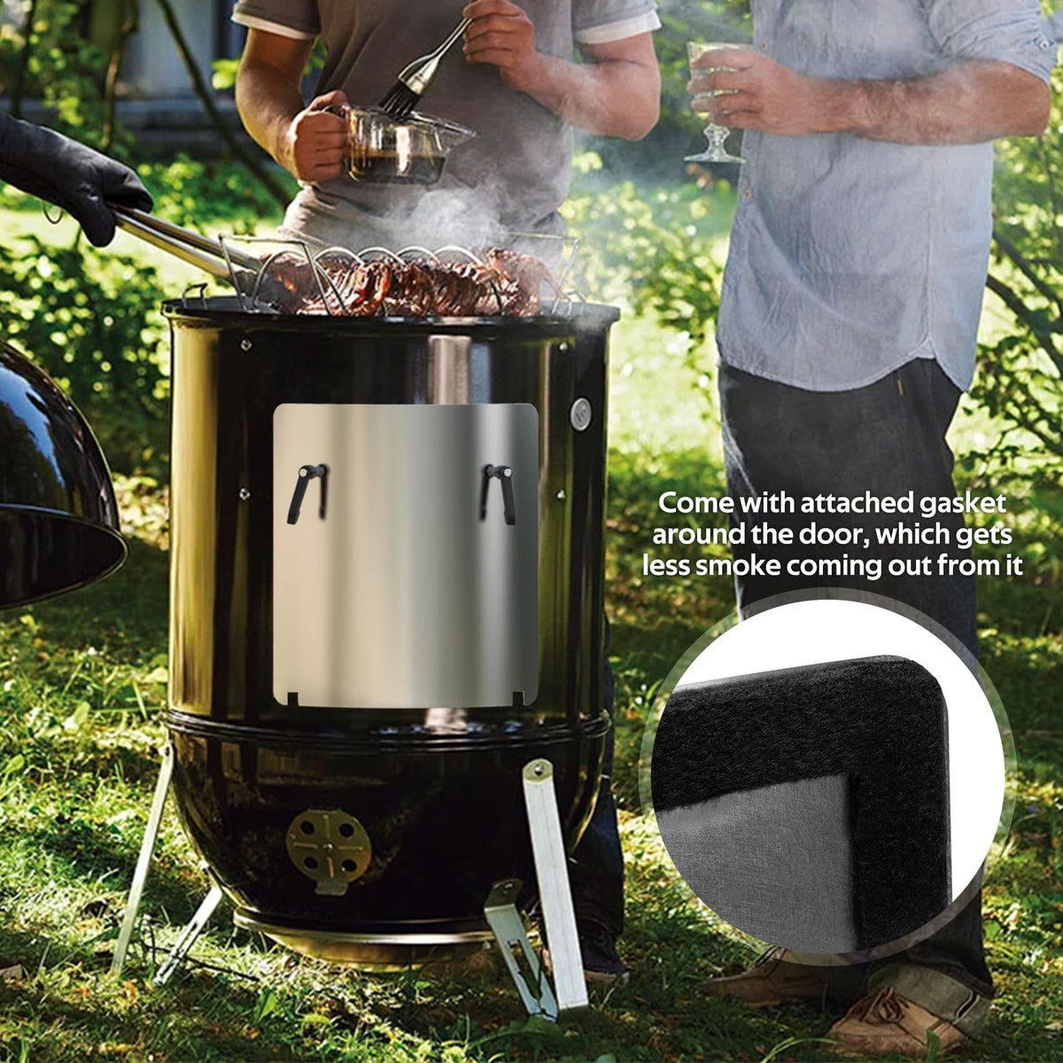 Onlyfire stainless steel construction resists rust and wear for long-term grilling.
