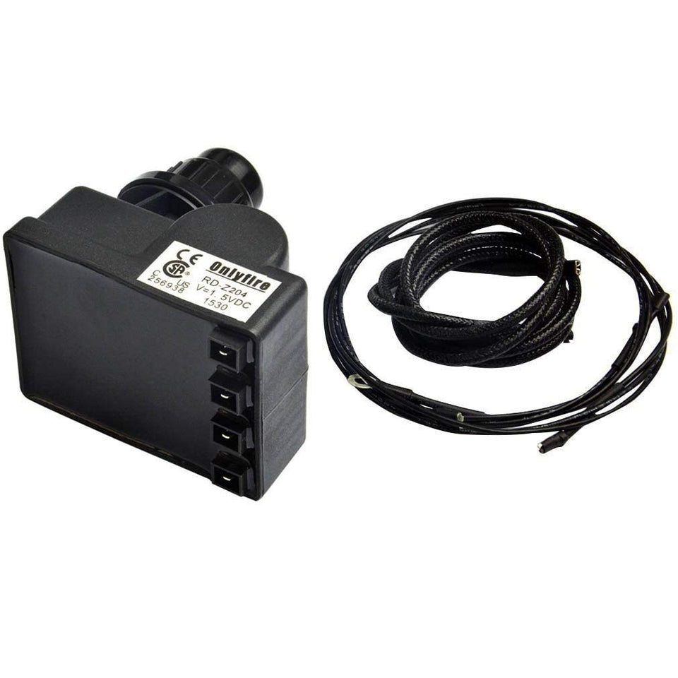Onlyfire universal 4-spark igniter module enables quick grill startups.