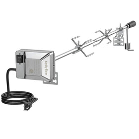 Onlyfire universal rotisserie motor delivers consistent browning for even cooking