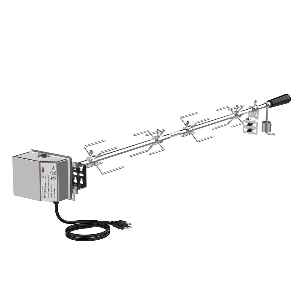 Onlyfire rotisserie motor with waterproof switch for reliable roasting