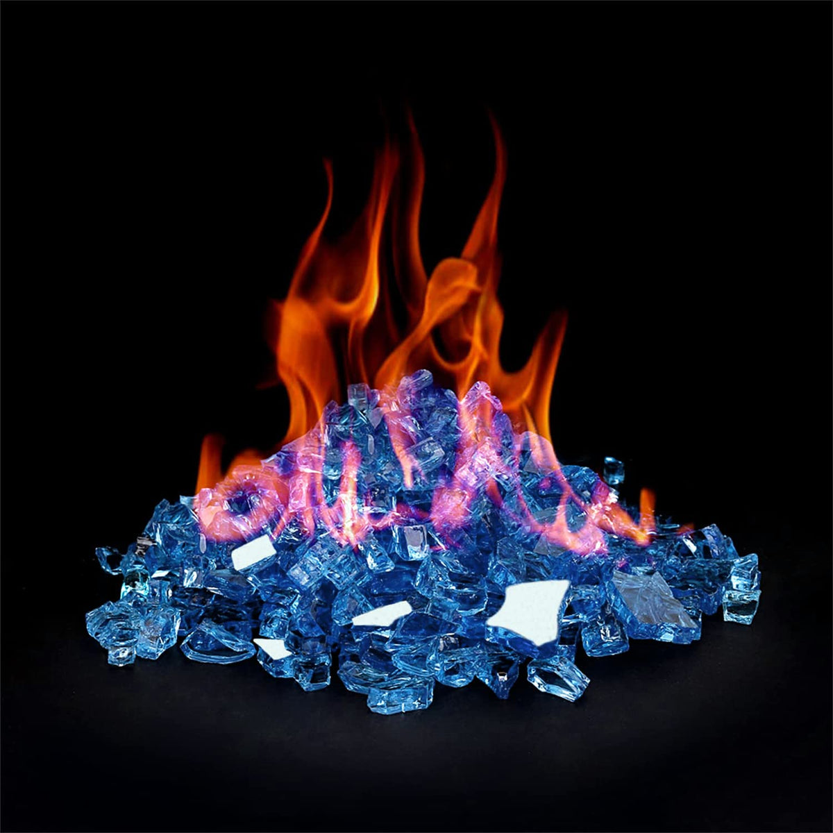 onlyfire UV-resistant non-fading stones keep color vivid indoors or outdoors