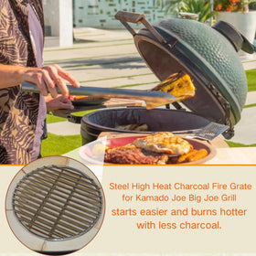 Onlyfire compatible with Kamado Joe Big Joe and other ceramic grills for flexible grilling.