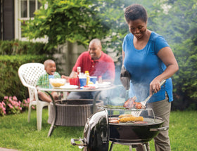 Onlyfire warming rack open-front design maintains airflow while warming items