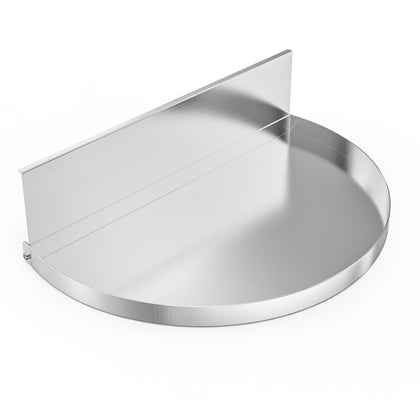 OnlyFire Weber 22 original kettle drip pan installed for indirect grilling.