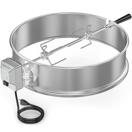 Onlyfire Weber 22inch ring main highlights sturdy construction for even roasting.