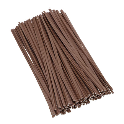 ONLYKXY 80pcs brown twist ties package for quick bag sealing and gifting