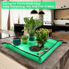 Onlysuki copper buckle corners prevent spills and floor staining during potting.
