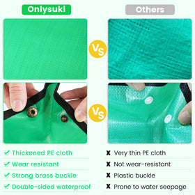 Onlysuki high-density PE surface cleans easily and stands up to repeated use.