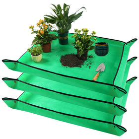 Onlysuki potting mat assembly focus shows easy corner setup for mess-free transplanting.
