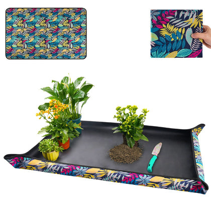 Onlysuki repotting mat folded-compact for a tidy workspace and quick setup.