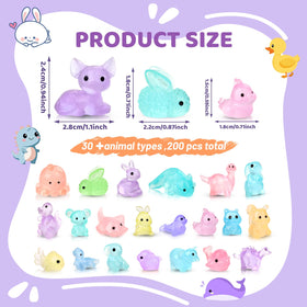 Onsioesd vibrant resin animals brighten DIY party scenes