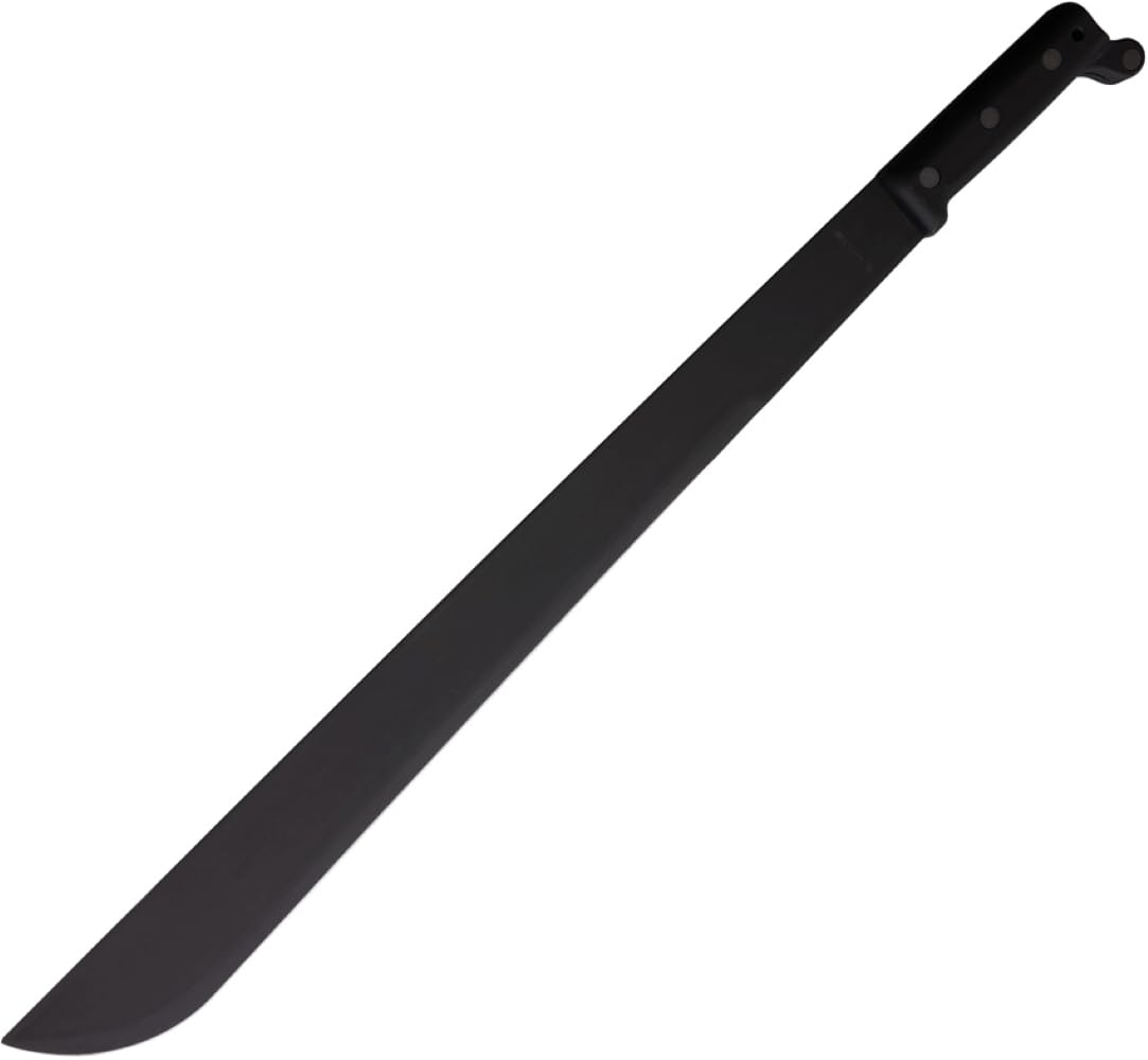 Ontario Knife Company Traditional Machete blade, 22-inch high carbon steel for durability.