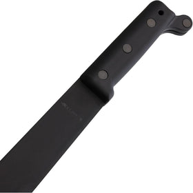 Ontario Traditional Machete grip, ergonomic rubber handle for secure, fatigue-free use.