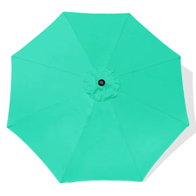 ontheway emerald green canopy for 11ft umbrella provides refreshed shade